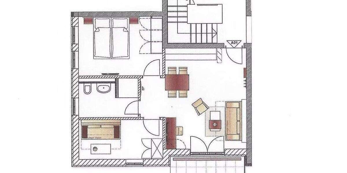 Etagenwohnung Börgerende - 3 Zimmer, 55 m&sup2;, 339.000&euro; | Angebot:25755276