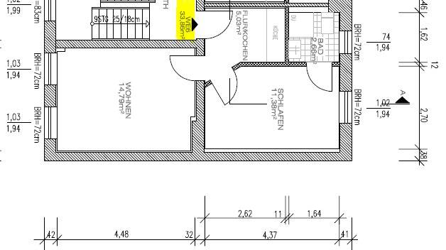Etagenwohnung Rostock Kröpeliner Tor-Vorstadt - 2 Zimmer, 33 m&sup2;, 134.900&euro; | Angebot:26080242