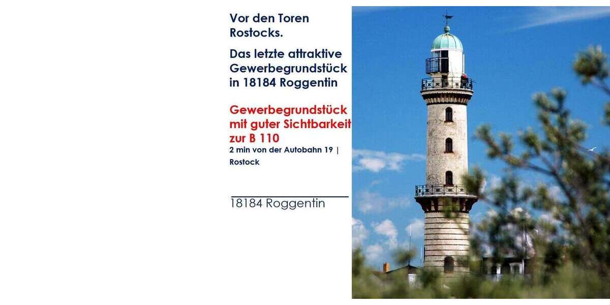 Grundstück Roggentin b. Rostock - 476.500&euro; | Angebot:26002493