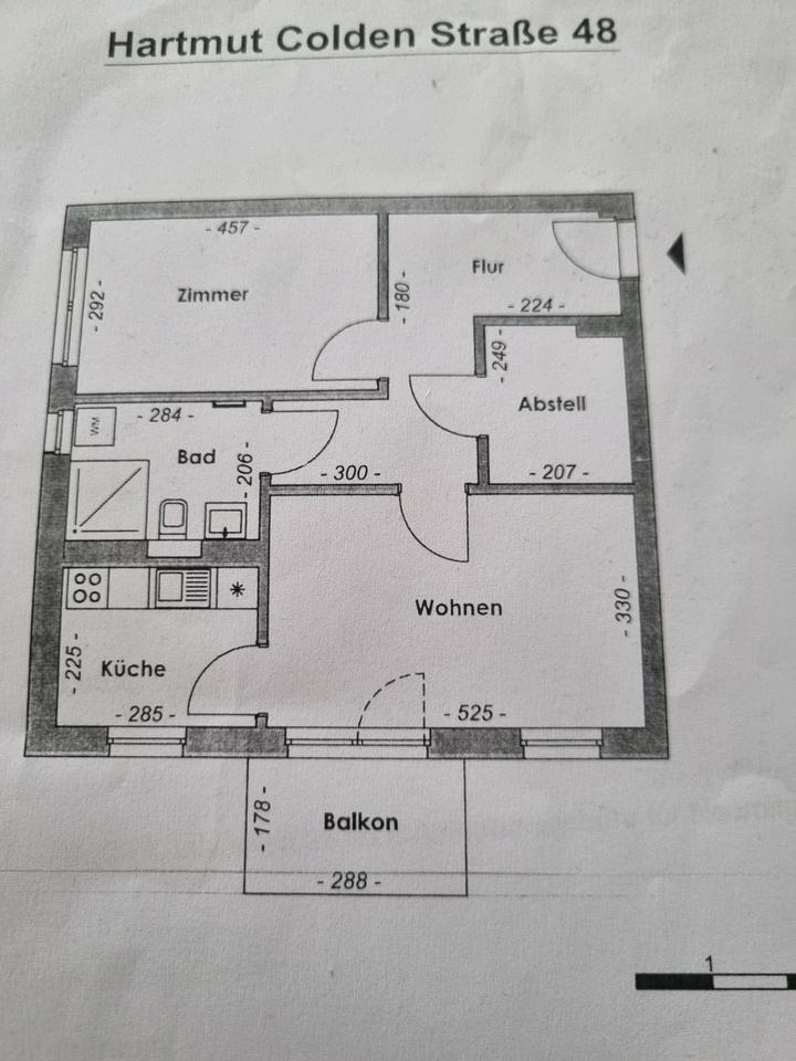 Anfragestop Nachmieter 2 Zi Wohnung aus 2025 ab 55 Jahre zimmer