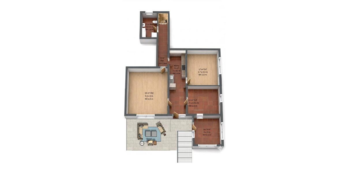 Erdgeschoßwohnung Tessin - 2 Zimmer, 97 m&sup2;, 970&euro; | Angebot:26490573