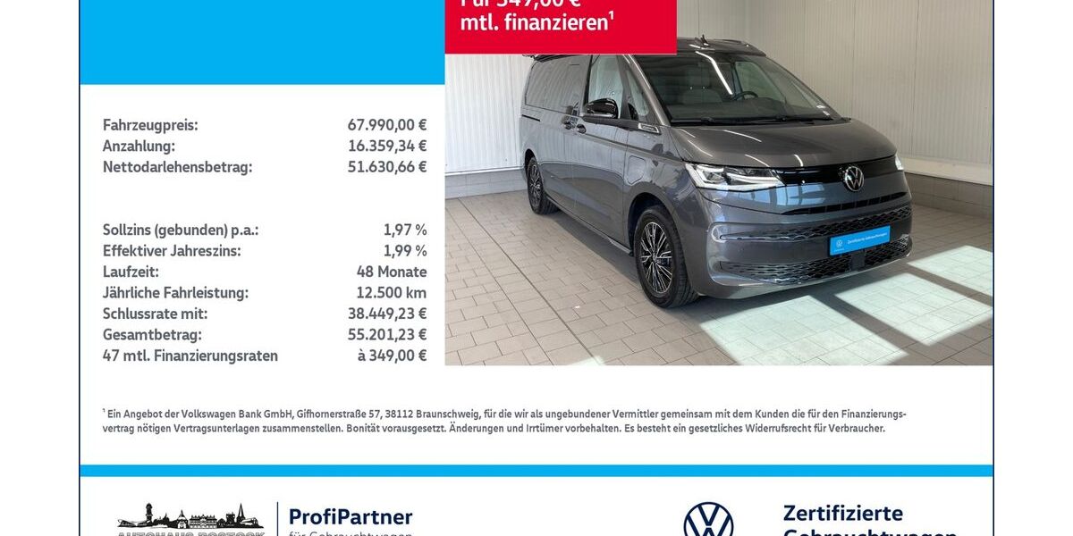 VW T7 California 17.600 km 67.990 &euro; Rostock 18146