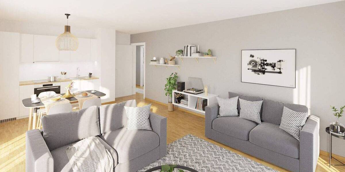 Etagenwohnung Rostock Groß Klein - 4 Zimmer, 100 m&sup2;, 369.900&euro; | Angebot:25938544