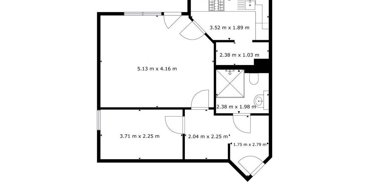 Etagenwohnung Ribnitz-Damgarten Ribnitz - 2 Zimmer, 53 m&sup2;, 155.000&euro; | Angebot:25958756