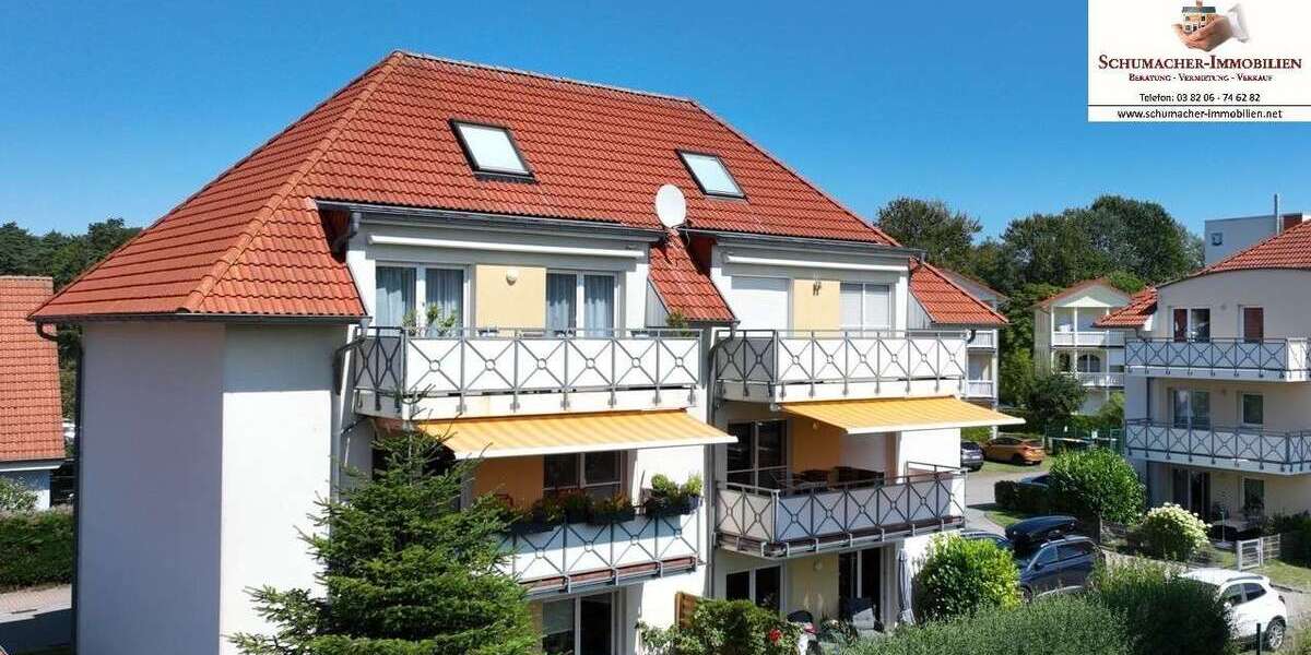 Etagenwohnung Graal-Müritz Müritz - 3 Zimmer, 69 m&sup2;, 248.000&euro; | Angebot:27198739