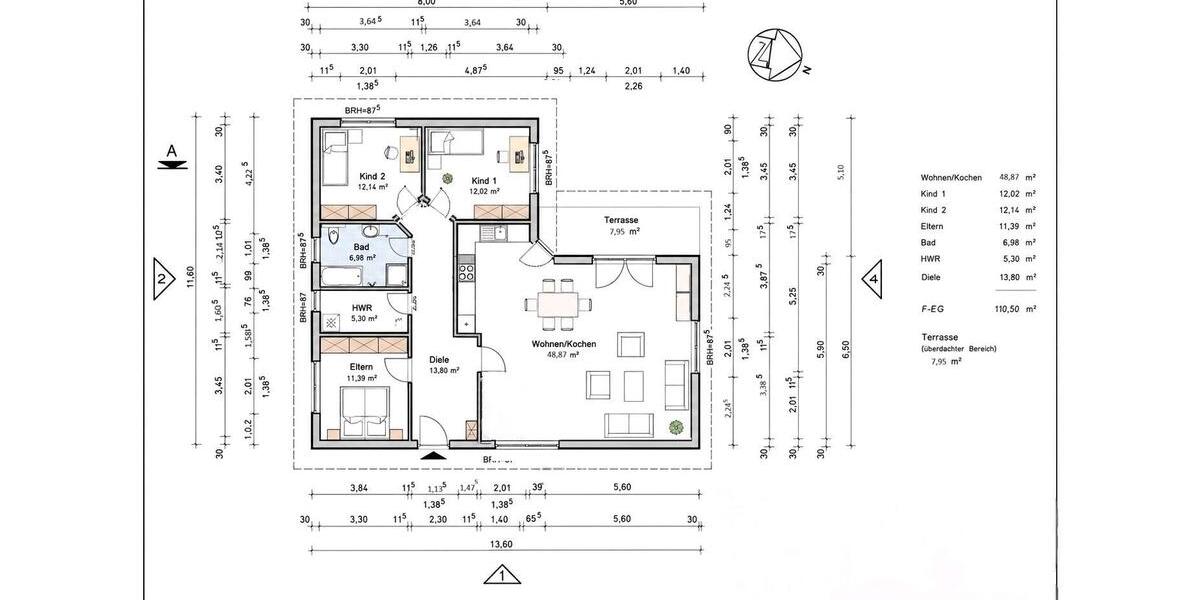 Einfamilienhaus Broderstorf - 4 Zimmer, 111 m&sup2;, 450.000&euro; | Angebot:27154025