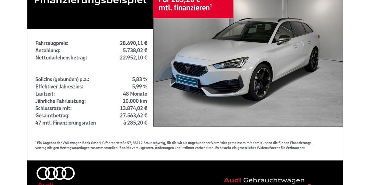 Cupra Leon 24.566 km 25.990 &euro; Rostock 18059