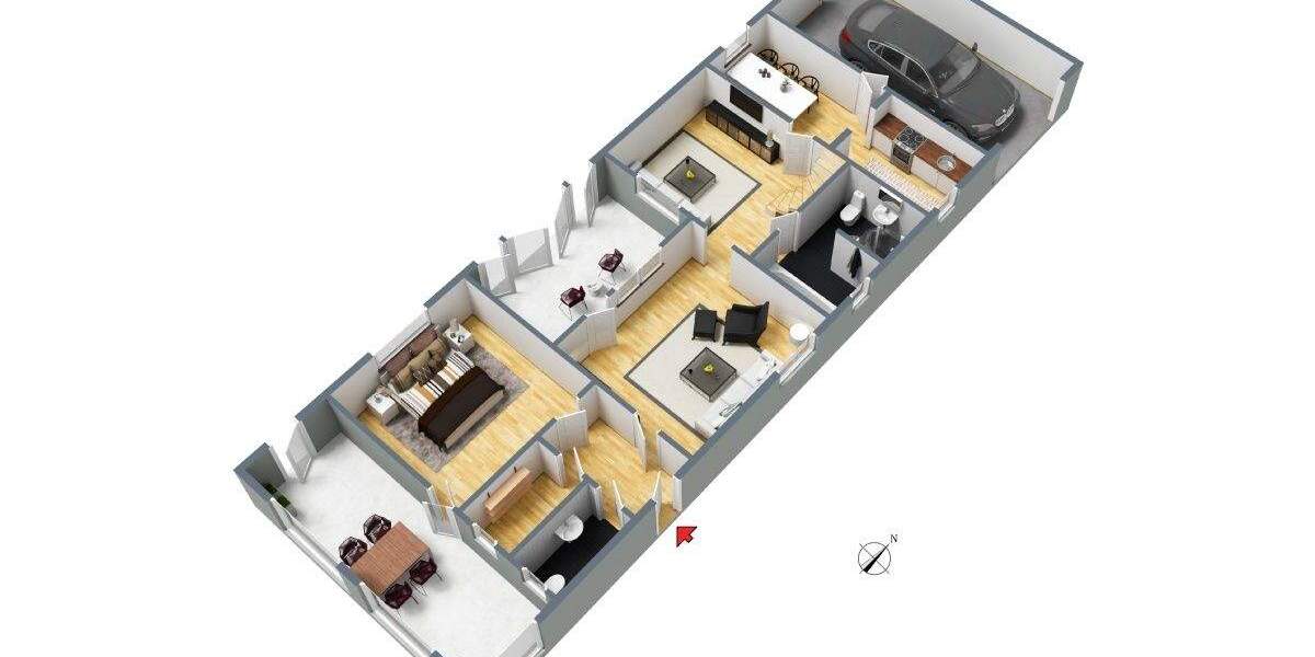 Einfamilienhaus Ribnitz-Damgarten / Klockenhagen Klockenhagen - 6 Zimmer, 130 m&sup2;, 245.000&euro; | Angebot:23971383