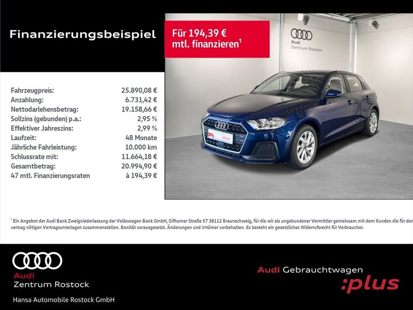 Audi A1 3.047 km 23.990 € Rostock 18059