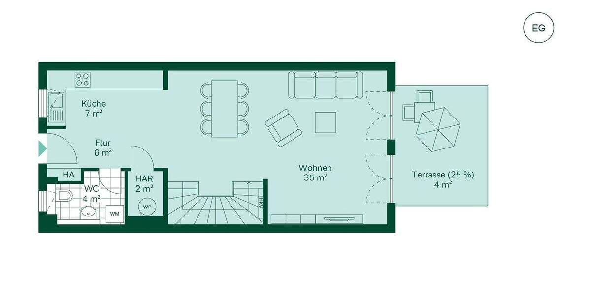 Reihenmittelhaus Ribnitz-Damgarten Pütnitz - 3 Zimmer, 101 m&sup2;, 380.190&euro; | Angebot:23941078