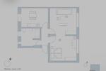 Etagenwohnung Rostock Hansaviertel - 2 Zimmer, 65 m&sup2;, 1.195&euro; | Angebot:26651742