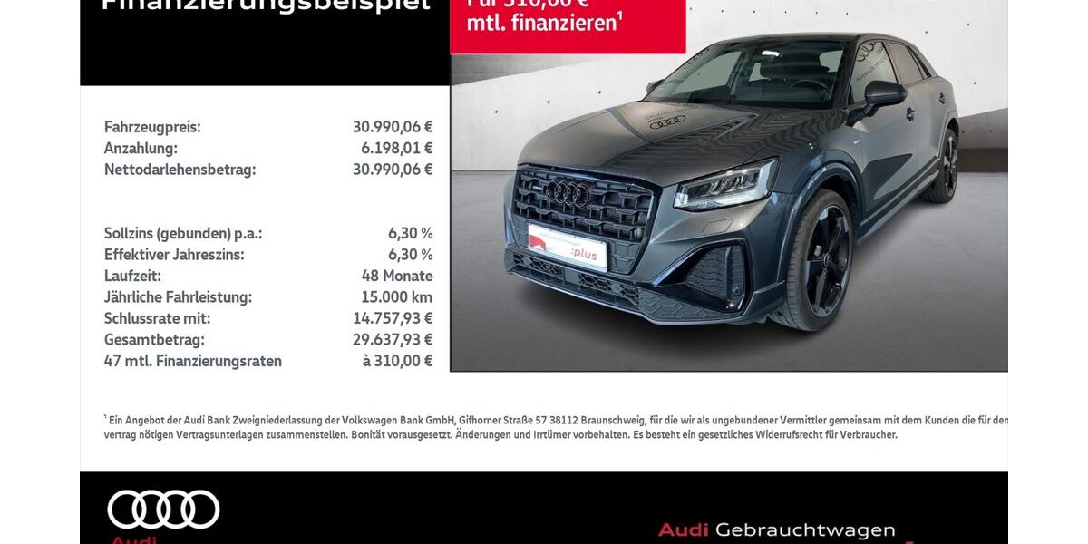 Audi Q2 34.447 km 30.990 &euro; Rostock 18059