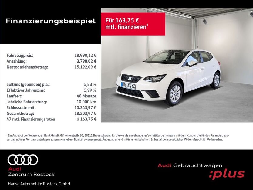 Seat Ibiza 1.500 km 18.990 € Rostock 18059