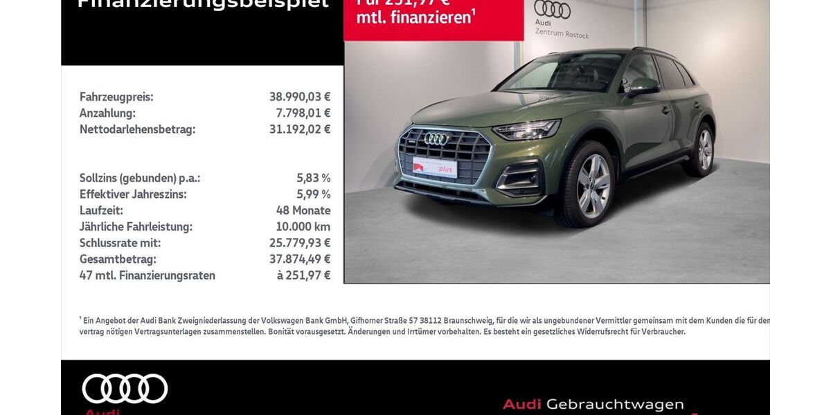Audi Q5 26.277 km 38.690 &euro; Rostock 18059