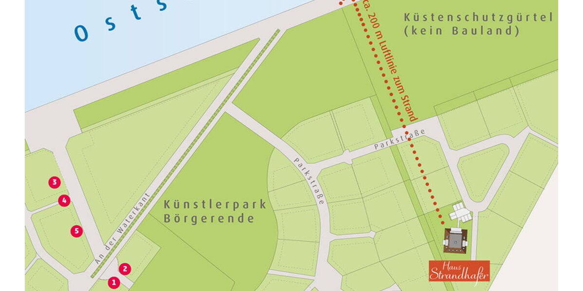 Etagenwohnung Börgerende - 3 Zimmer, 55 m&sup2;, 349.000&euro; | Angebot:25755276