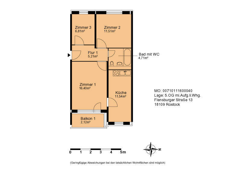 Treppensteigen in Ihr neues Heim 3 zimmer