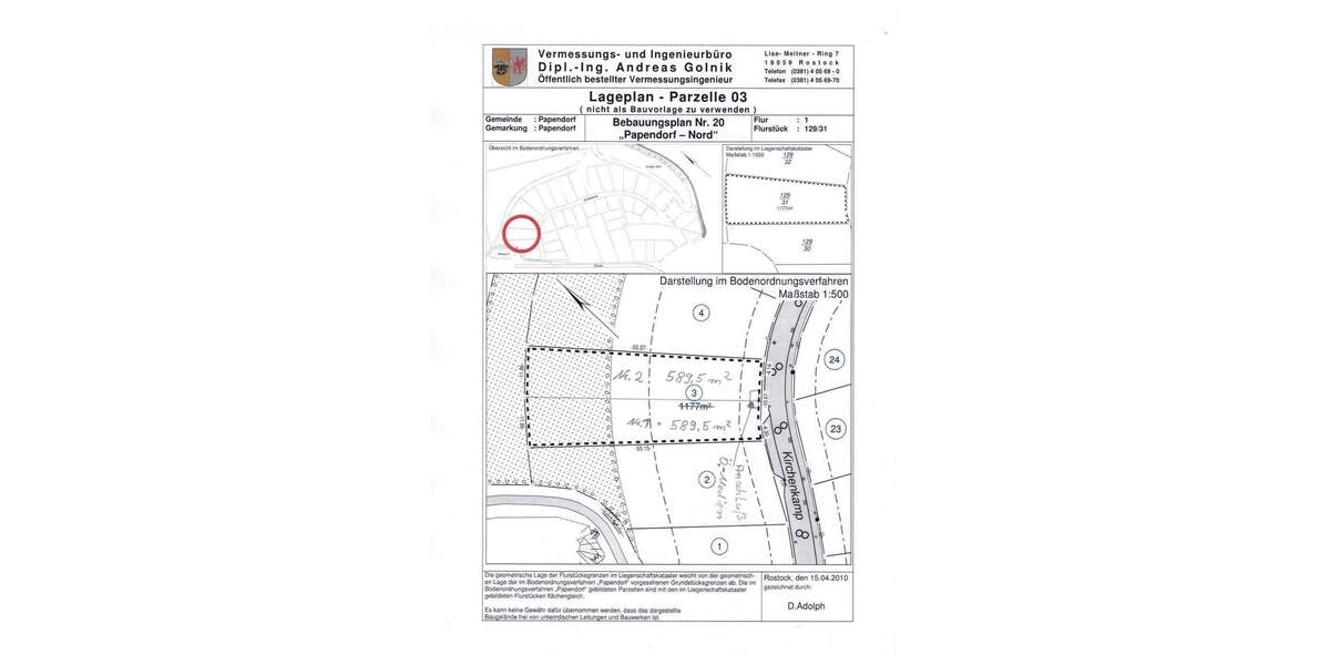Grundstück Papendorf - 783.880&euro; | Angebot:25770735
