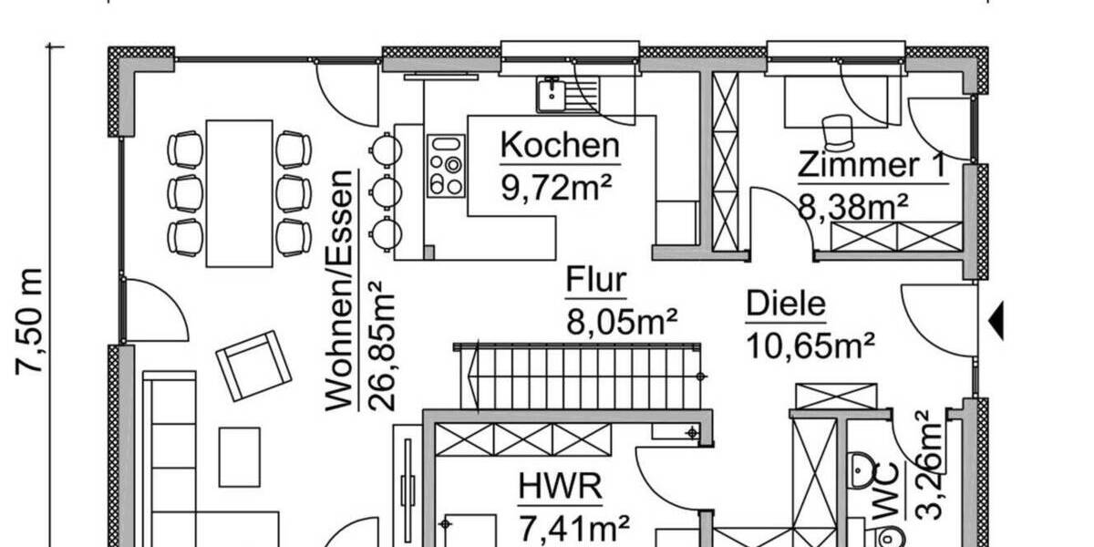 Einfamilienhaus Satow - 5 Zimmer, 144 m&sup2;, 471.535&euro; | Angebot:25732538
