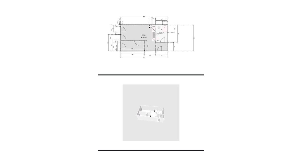 Etagenwohnung Laage - 2.5 Zimmer, 42 m&sup2;, 420&euro; | Angebot:26314272
