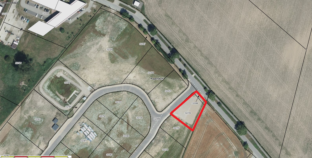 Grundstück in Papendorf 250.000 € 1209 m²