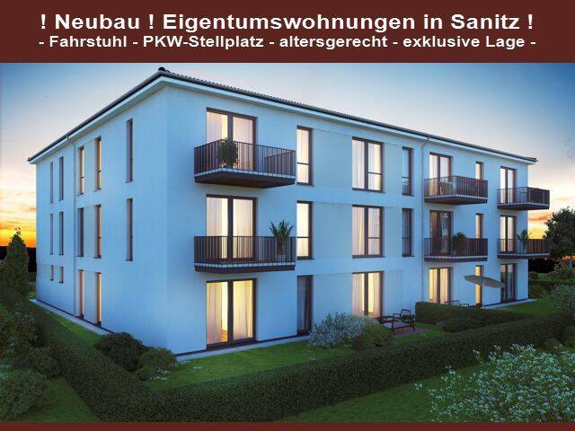! Neubau ! Eigentumswohnungen in Sanitz 3 zimmer