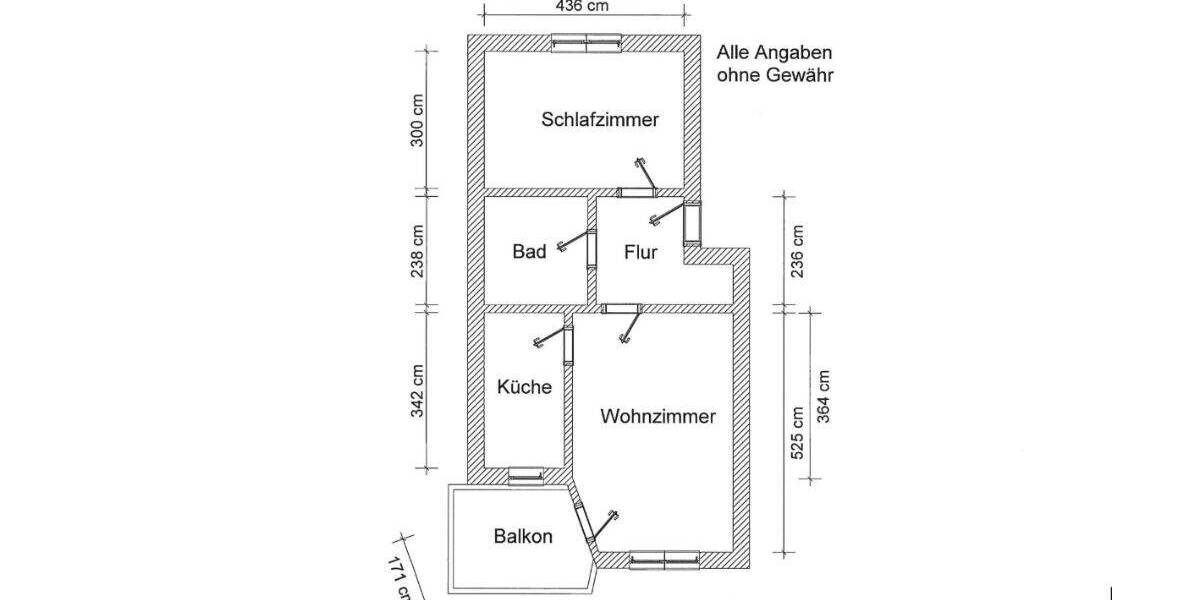Etagenwohnung Dummerstorf - 2 Zimmer, 51 m&sup2;, 125.000&euro; | Angebot:26143182