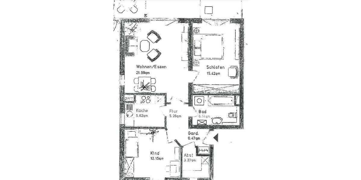 Erdgeschoßwohnung Admannshagen-Bargeshagen Bargeshagen - 3 Zimmer, 77 m&sup2;, 1.400&euro; | Angebot:24844652