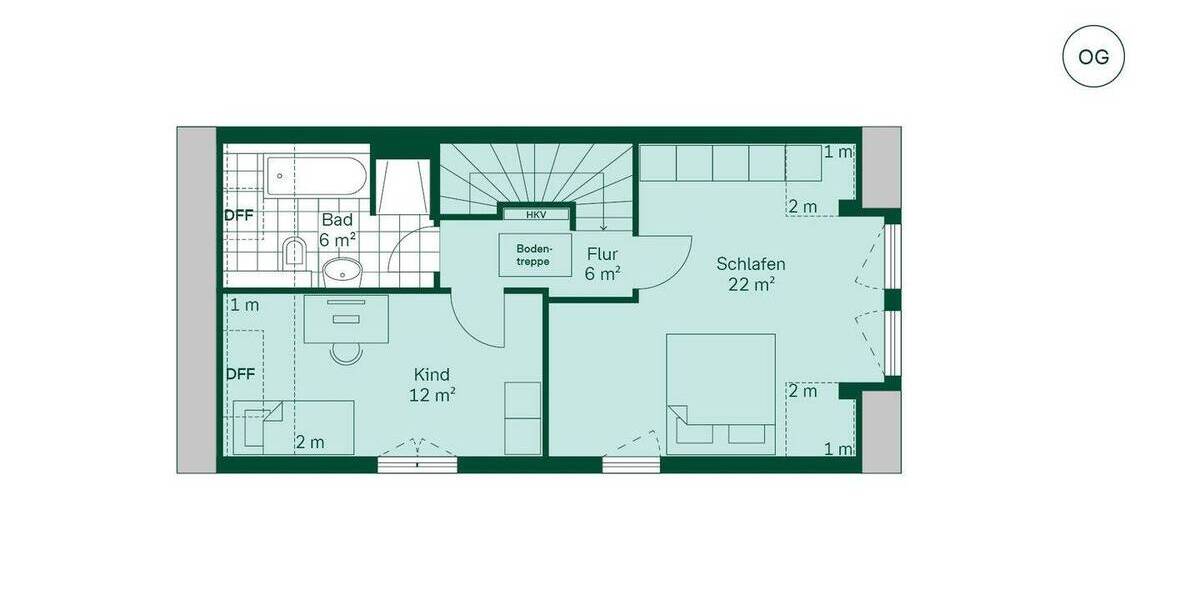 Reihenmittelhaus Ribnitz-Damgarten Pütnitz - 3 Zimmer, 102 m&sup2;, 435.860&euro; | Angebot:21207956