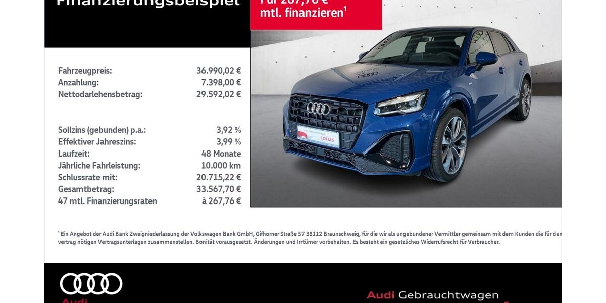 Audi Q2 5.160 km 36.390 &euro; Rostock 18059