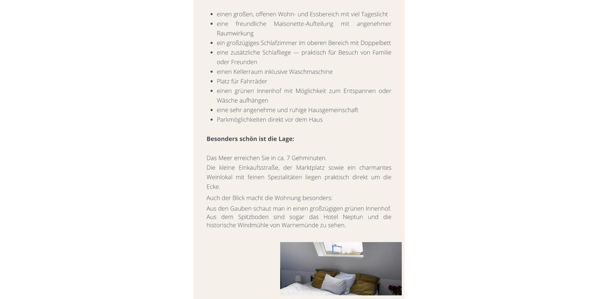 Maisonettenwohnung Rostock Hohe Düne - 2 Zimmer, 58 m&sup2;, 870&euro; | Angebot:26638592