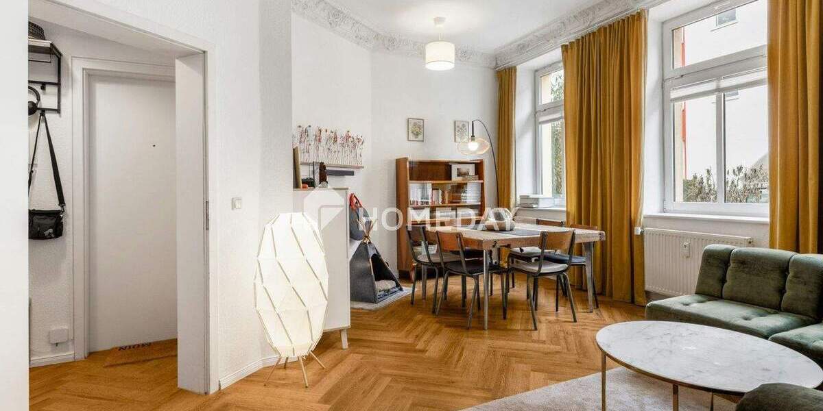 Etagenwohnung Rostock Kröpeliner Tor-Vorstadt - 2 Zimmer, 60 m&sup2;, 245.000&euro; | Angebot:25737620