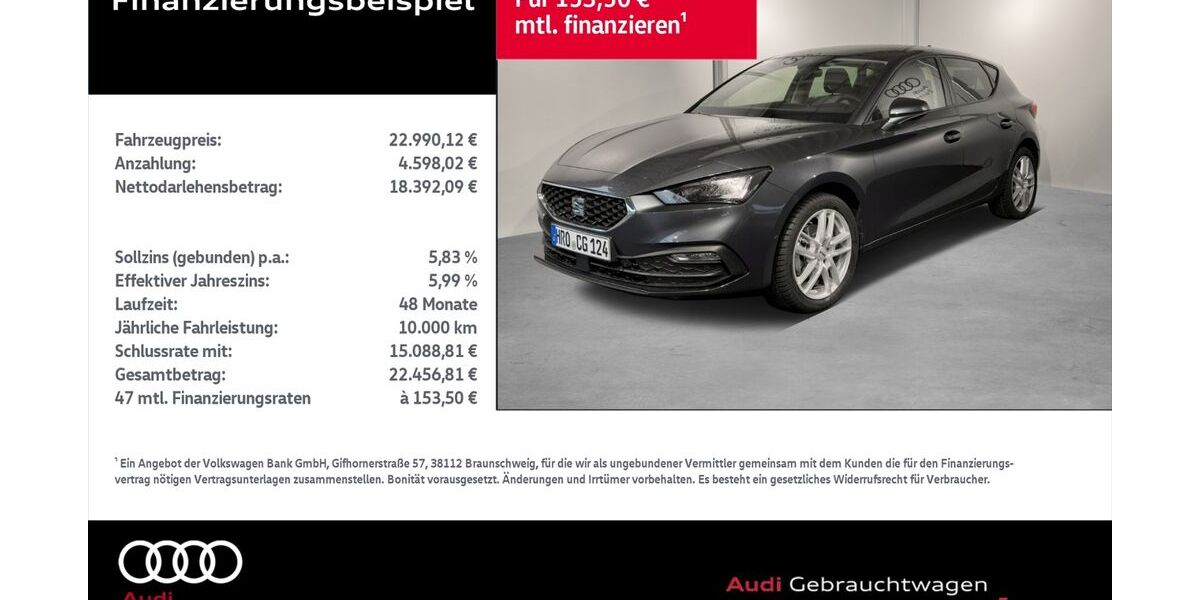 Seat Leon 6.439 km 21.990 &euro; Rostock 18059