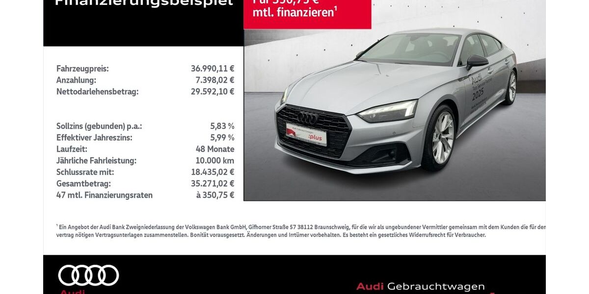 Audi A5 32.809 km 33.990 &euro; Rostock 18059