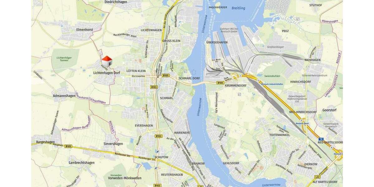 Doppelhaushälfte Rostock Lichtenhagen - 4 Zimmer, 127 m&sup2;, 459.500&euro; | Angebot:25745655