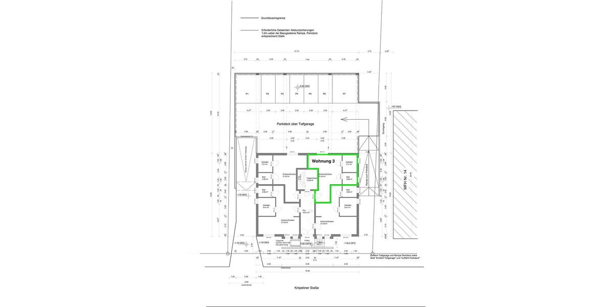 Erdgeschoßwohnung Bad Doberan - 2 Zimmer, 45 m&sup2;, 670&euro; | Angebot:26365417