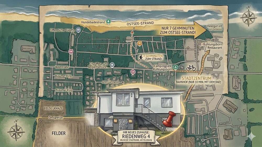 Einfamilienhaus Kühlungsborn - 7 Zimmer, 180 m&sup2;, 599.000&euro; | Angebot:25941865