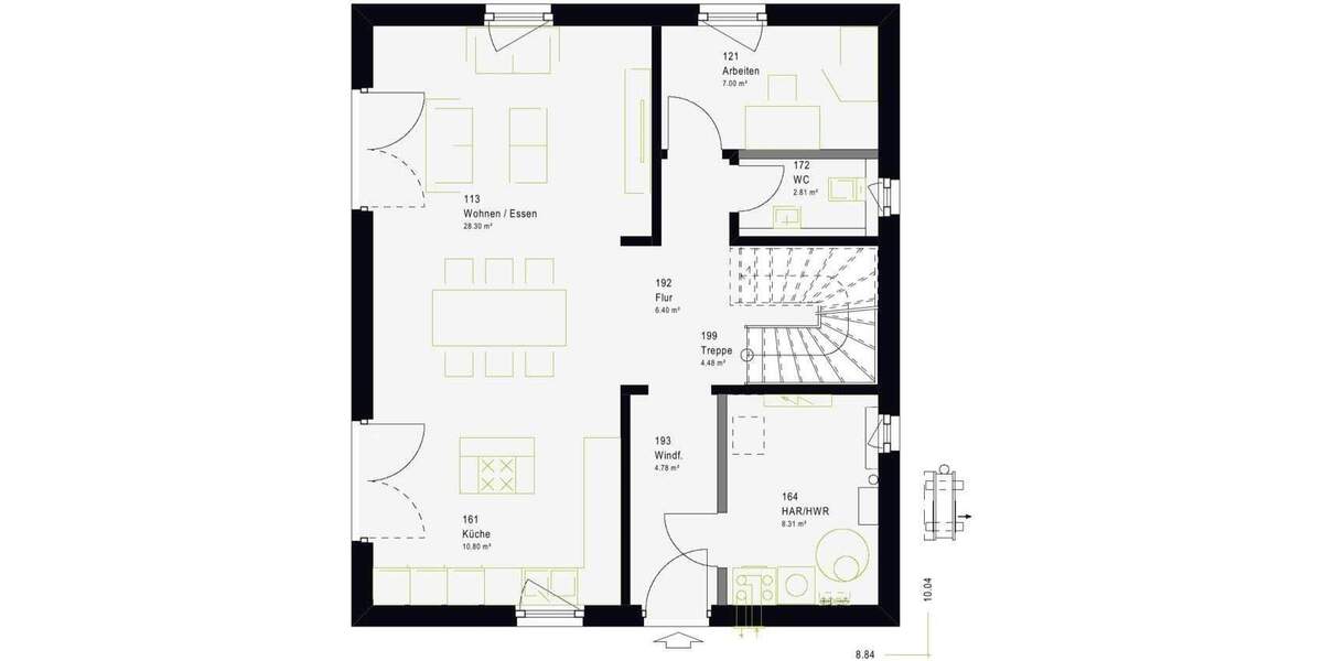 Einfamilienhaus Papendorf - 5 Zimmer, 145 m&sup2;, 770.000&euro; | Angebot:25666409