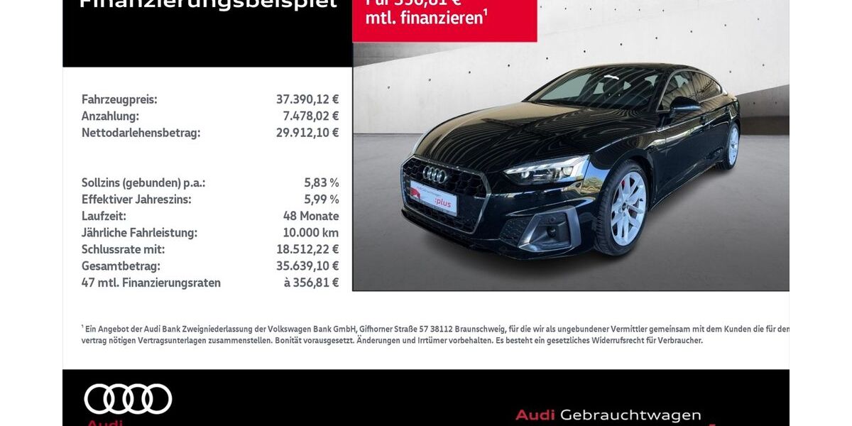 Audi A5 21.657 km 34.990 &euro; Rostock 18059