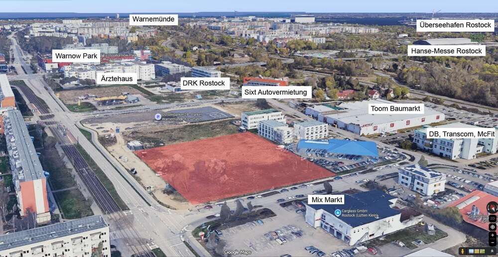 Grundstück in Rostock 2.900.000 € 9600 m² zimmer