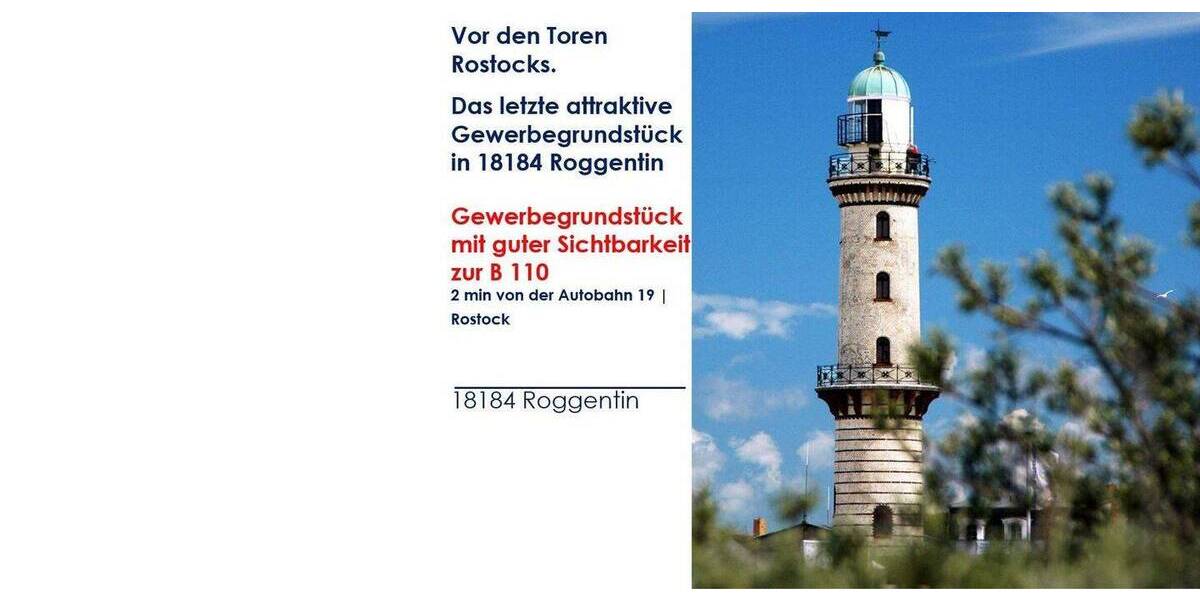 Grundstück Roggentin b. Rostock Stadtmitte - 476.500&euro; | Angebot:25909464
