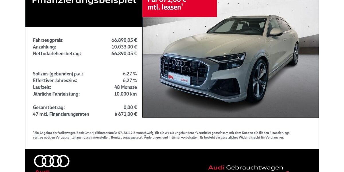 Audi Q8 28.599 km 66.890 &euro; Rostock 18059