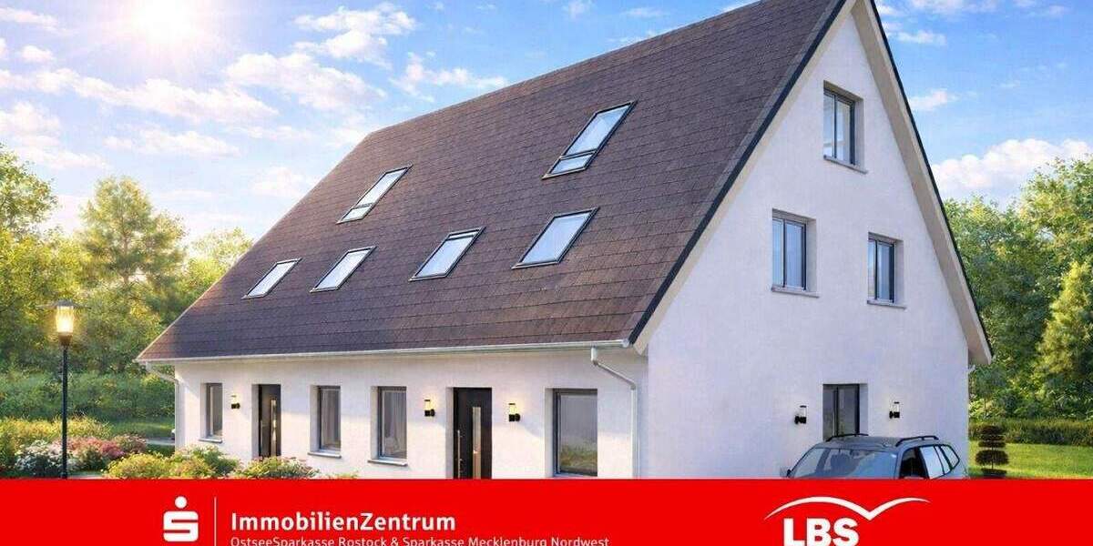 Doppelhaushälfte Broderstorf Neu Fienstorf - 4 Zimmer, 110 m&sup2;, 399.000&euro; | Angebot:25198200