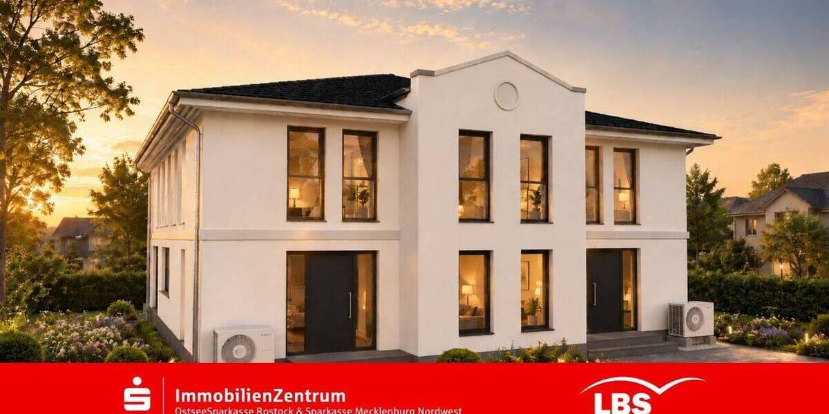 Doppelhaushälfte Rostock Biestow - 4 Zimmer, 154 m&sup2;, 770.000&euro; | Angebot:26851339
