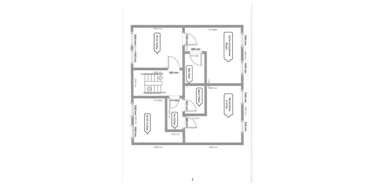 Dachgeschoßwohnung Rostock Hansaviertel - 1 Zimmer, 38 m&sup2;, 750&euro; | Angebot:25025389