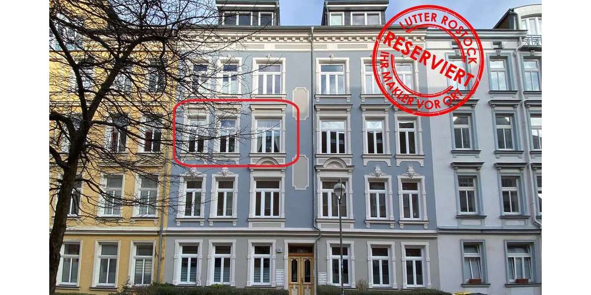Etagenwohnung Rostock Hansaviertel - 2 Zimmer, 60 m&sup2;, 237.000&euro; | Angebot:25054660
