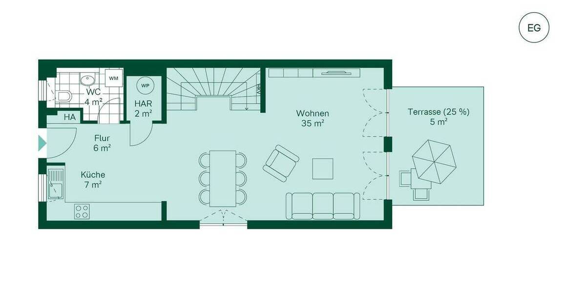 Reihenmittelhaus Ribnitz-Damgarten Pütnitz - 3 Zimmer, 102 m&sup2;, 435.860&euro; | Angebot:21207956