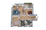 Etagenwohnung Rostock Südstadt - 3 Zimmer, 77 m&sup2;, 369.500&euro; | Angebot:25770121