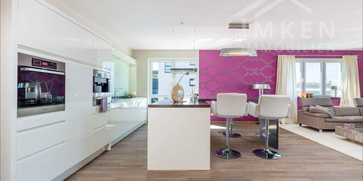 Exklusive 3 Zimmer-Wohnung . Inkl. Möbel und Stellplatz . Rostocker HafenCity 3 zimmer