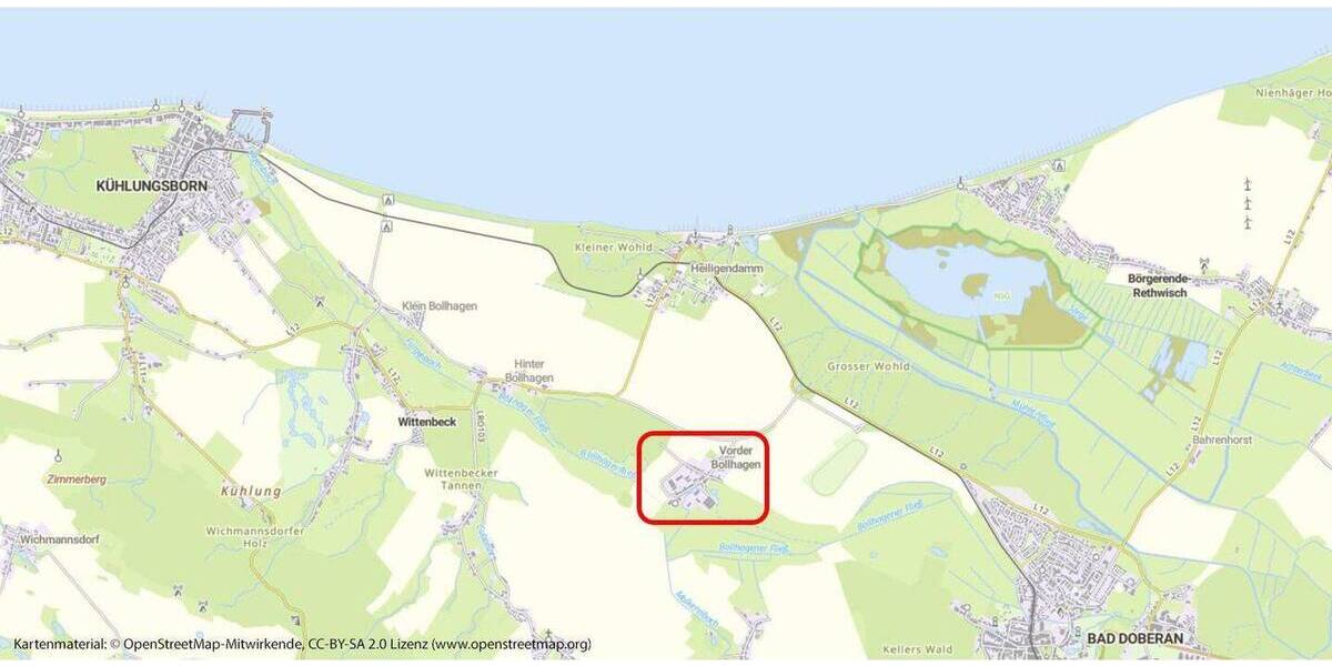 Grundstück Vorder-Bollhagen Vorder Bollhagen - 124.200&euro; | Angebot:25944655