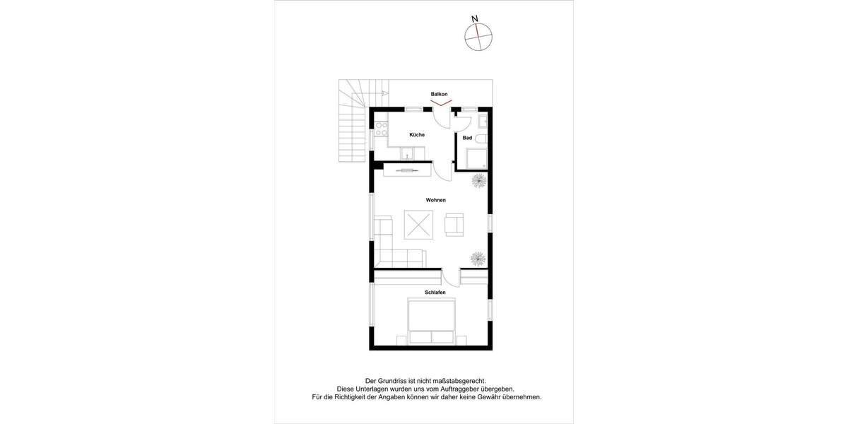 Etagenwohnung Ostseebad Dierhagen OT Dorf Dierhagen Dorf - 2 Zimmer, 65 m&sup2;, 199.000&euro; | Angebot:25748601